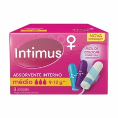 ABSORVENTE INTERNO INTIMUS MEDIO 8UN