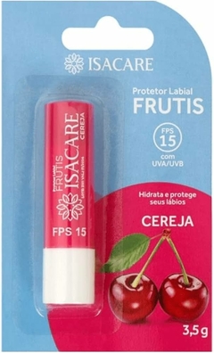 ISACARE PROTETOR LABIAL FRUTIS CEREJA FPS 15 3,5g