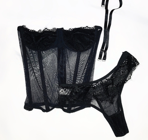 Conjunto Corset Afrodite (PRETO)