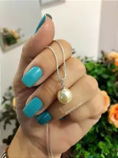 Cordão Pérola em Prata 925 - comprar online