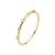 Anel Zircônias Minimal (Dourado) - JL Acessórios Store