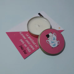 Velitas alegría con tarjeta de Gatitos
