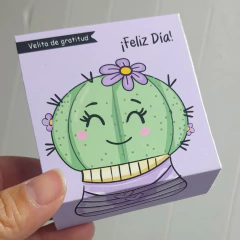 Velita Gratitud - Cactus - KENA Inspírate 