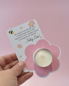 Velita Florecita Personalizada - comprar online