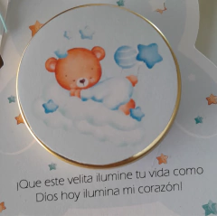 Velita Celestial , ideal recuerdo Bautismo - KENA Inspírate 