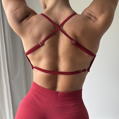 Top Zoe seamless Bordo cherry - comprar online