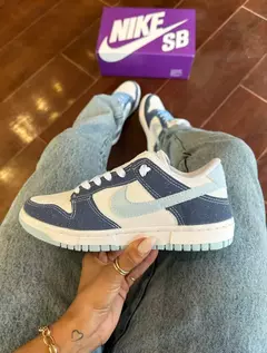 Imagen de NIKE DUNK LOW GLITTER BLUE