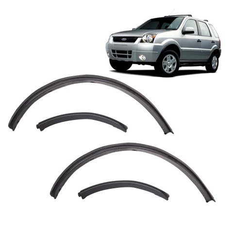 Par Kit Moldura Para-Lama ECOSPORT 2002 03 04 05 A 2012