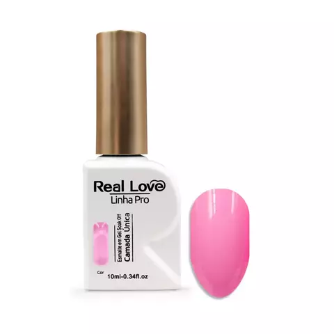 Esmalte em Gel Real Love N-17 Camada Única Linha Pro