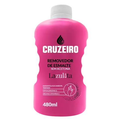 Removedor de Esmalte Sem Acetona Cruzeiro 480ml