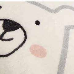 Tapete Infantil Redondo Urso Polar - Nórdico Ateliê
