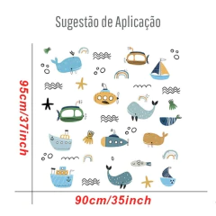 Imagem do Adesivo Fundo do Mar