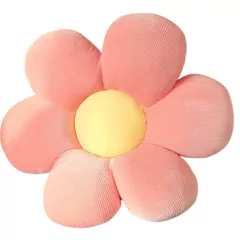Almofada Flor Veludo - Rosa