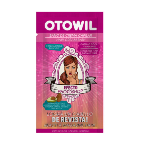 OTOWIL MÁSCARA CAPILAR EFECTO PHOTOSHOP 25GRS