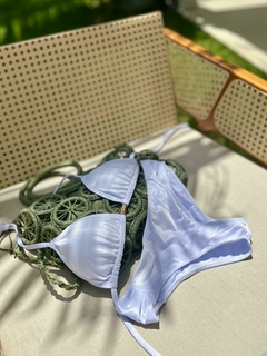 CORTININHA COM CALCINHA DE BORBOLETA BRANCO