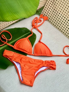 CORTININHA COM CALCINHA DE BORBOLETA LARANJA - comprar online