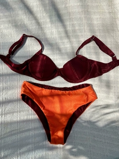 BIQUÍNI MEIA TAÇA DIVINO C/LARANJA