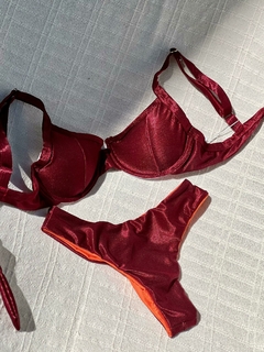 BIQUÍNI MEIA TAÇA SEMI FIO DIVINO C/ LARANJA na internet