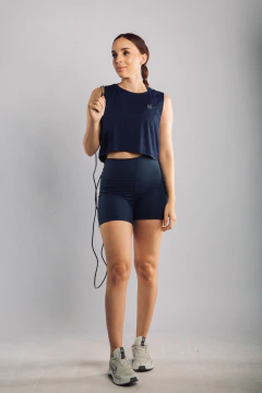 SHORT POWER AZUL MARINHO C/BOLSO