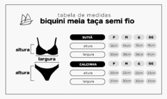 BIQUÍNI MEIA TAÇA SEMI FIO TERRACOTA C/ PRETO na internet