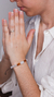 PULSERA DE ÁMBAR Y CUARZO BLANCO C/ PLATA - comprar online