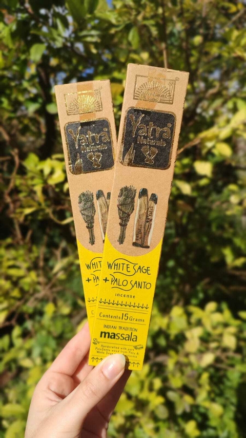 SAHUMERIOS YATRA WHITE SAGE + PALO SANTO