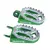 PEDALINES ANCHOS KLX 300 VERDES - WIRTZ RACING - comprar online
