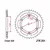 CORONA 48D AUTOLIMPIANTE TORNADO/YZ - JT SPROCKET - comprar online