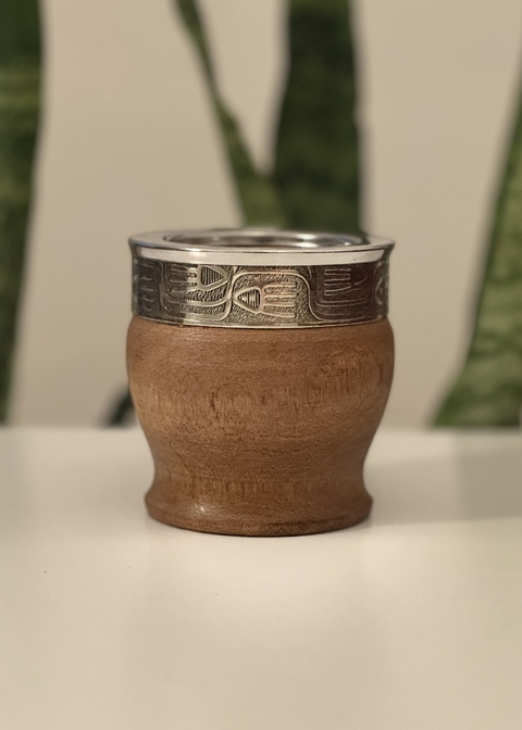 MATE IMPERIAL ALGARROBO FLEJE ALPACA