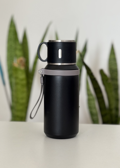 TERMO TAPA TAZA PREMIUM 700ml - NEGRO