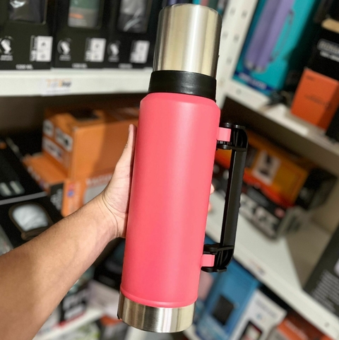 TERMO ACERO INOXIDABLE PREMIUM 1.2LT - CORAL (CON SELLO)