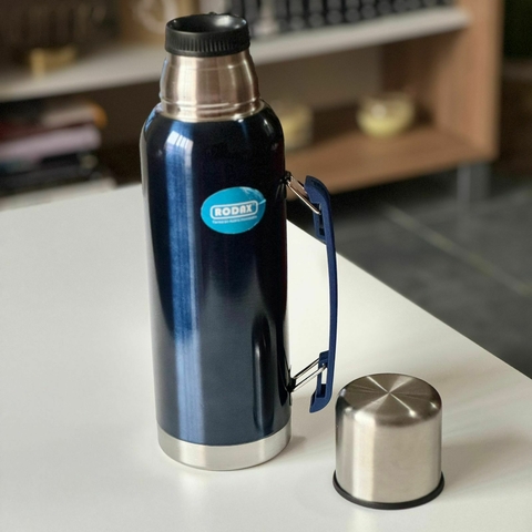 TERMO 1 LT DOBLE PARED / METALIZADO - MATE (CON SELLO)