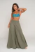 Calca moscou roupas lisas vd.musgo