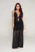 Blusa madri roupas lisas preto