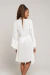 Tunica chic roupas lisas branco - Rygy