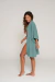 Camisa kimono tecido roupas lisas cam0250 verde on internet