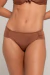 Calcinha newq.drapeado textura marrom