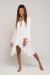 Tunica chic roupas lisas branco na internet