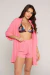 Camisa kimono tecido roupas lisas cam0250 melancia - buy online