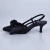 Alícia - Scarpin Feminino Slingback Bico Fino Salto Baixo Preto - comprar online