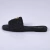 Amalfi - Rasteira Feminina Palha Tacha Preta - comprar online