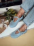 Bea - Sapatilha Feminina Fivela Bico Redondo Azul - loja online