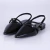 Bela - Sapatilha Feminina Bico Fino Slingback Preta - comprar online