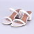 Bless - Tamanco Feminino Salto Grosso Off-White
