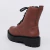 Box - Coturno Feminino Tratorado com Cadarço Caramelo - Not-Me Shoes - Fábrica Própria de Calçados Femininos