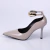 Cassandra - Scarpin Feminino Verniz Bico Fino Salto Alto Cinza - comprar online