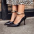 Imagem do Cassandra - Scarpin Feminino Verniz Bico Fino Salto Alto Preto