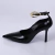 Cassandra - Scarpin Feminino Verniz Bico Fino Salto Alto Preto na internet