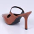 Cássia - Scarpin Feminino Fivela Bico Fino Salto Alto Caramelo na internet