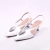 Catar - Scarpin Feminino Bico Fino Slingback Aplicação Branco - comprar online